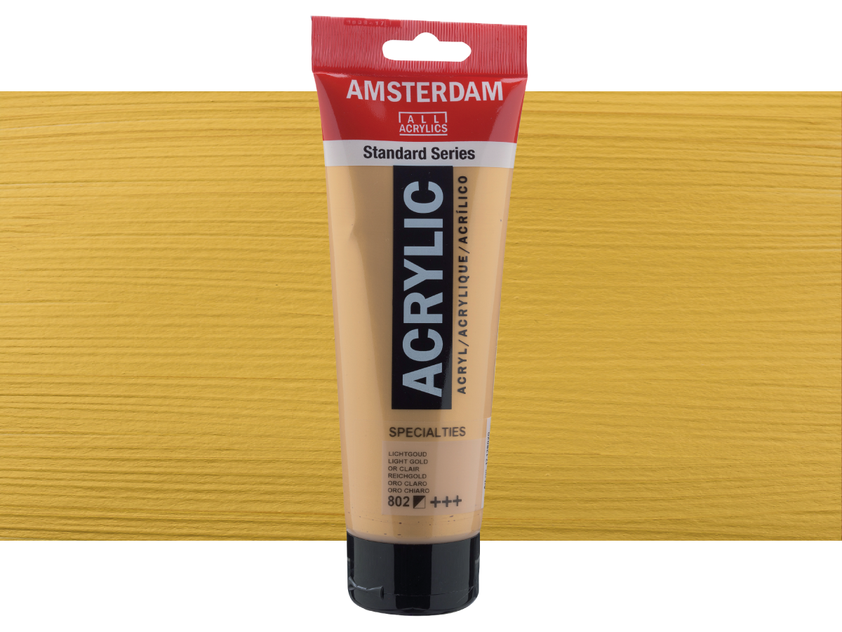 Talens Amsterdam Acrylverf 250ml 802 Light Gold