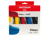 Talens Amsterdam Acrylverf Set 5x120ml Primary