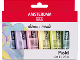 Talens Amsterdam Acrylverf Set 6x20ml Pastel