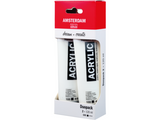 Talens Amsterdam Acrylverf Set Titaanwit 120ml 2x
