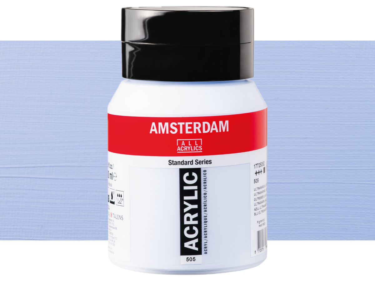 Talens Amsterdam Acrylverf 500ml 505 Ultramarijn Licht