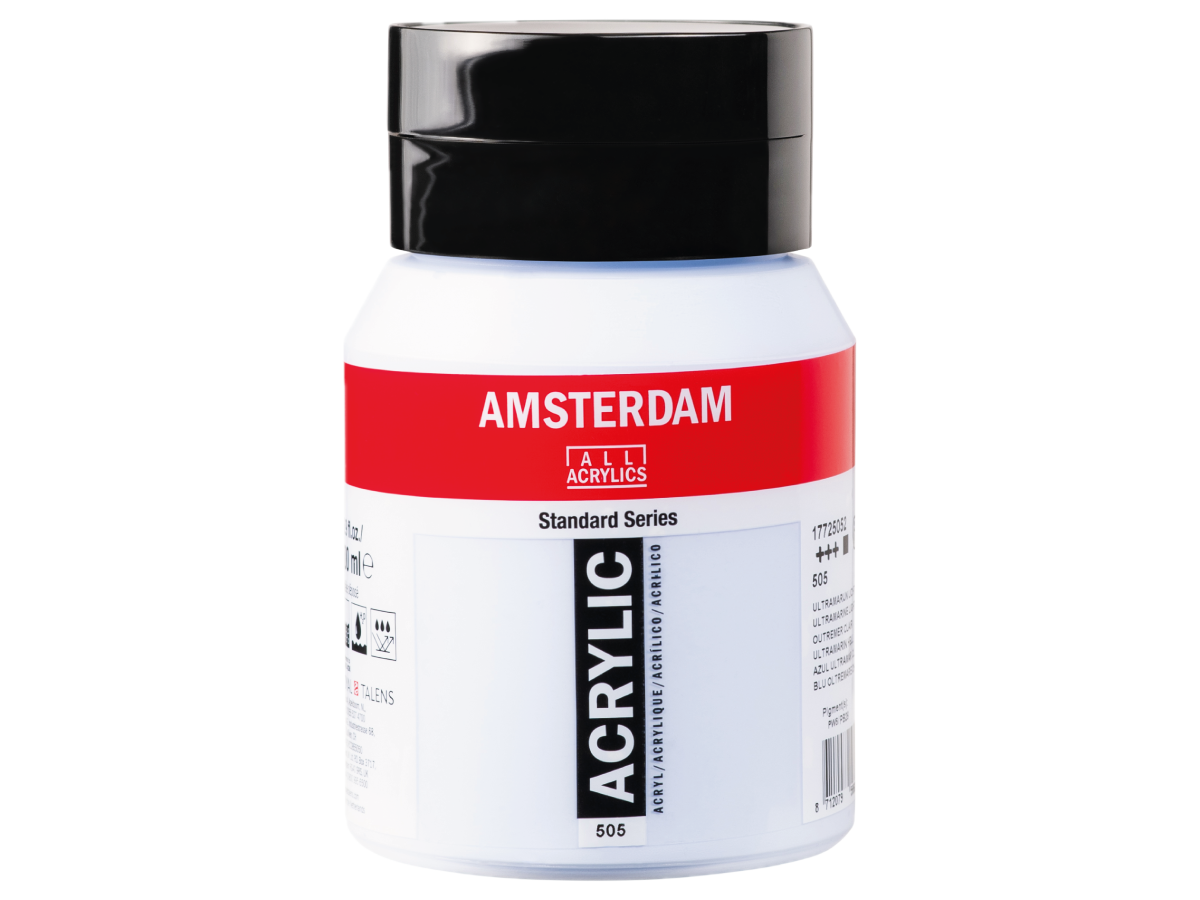 Talens Amsterdam Acrylverf 500ml 505 Ultramarijn Licht