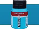 Talens Amsterdam Acrylverf 500ml 522 Turquoise Blauw
