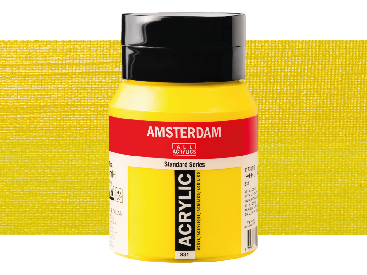 Talens Amsterdam Acrylverf 500ml 831 Metallic Geel