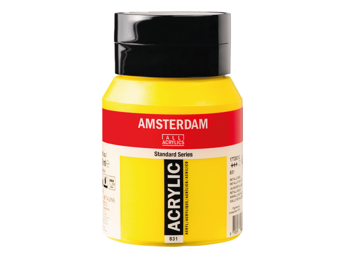 Talens Amsterdam Acrylverf 500ml 831 Metallic Geel