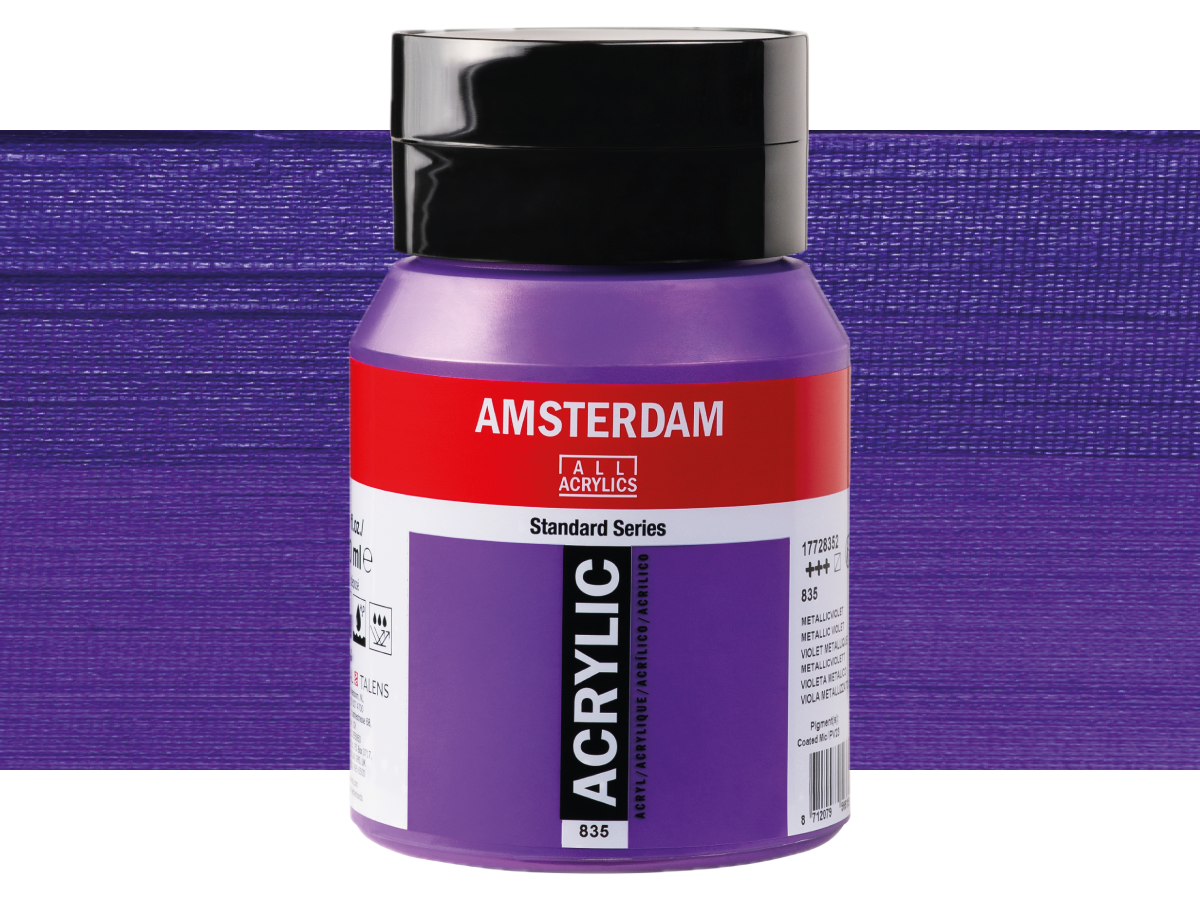 Talens Amsterdam Acrylverf 500ml 835 Metallic Violet