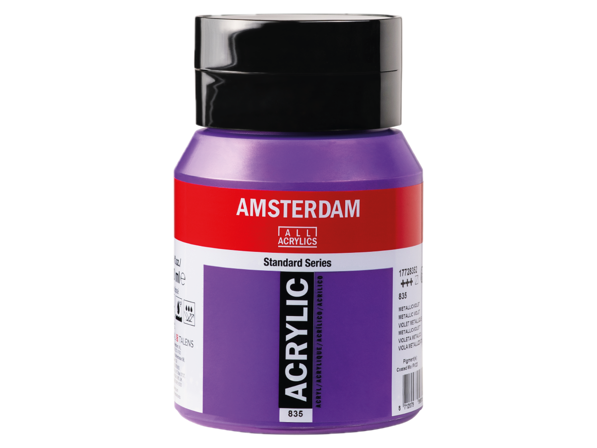 Talens Amsterdam Acrylverf 500ml 835 Metallic Violet