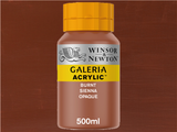 Winsor & Newton Galeria Acrylic 500ml 077 Burnt Sienna Opaque