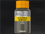 Winsor & Newton Galeria Acrylic 500ml 337 Lamp Black