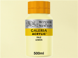 Winsor & Newton Galeria Acrylic 500ml 434 Pale Lemon