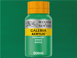 Winsor & Newton Galeria Acrylic 500ml 484 Permanentgreen Mid