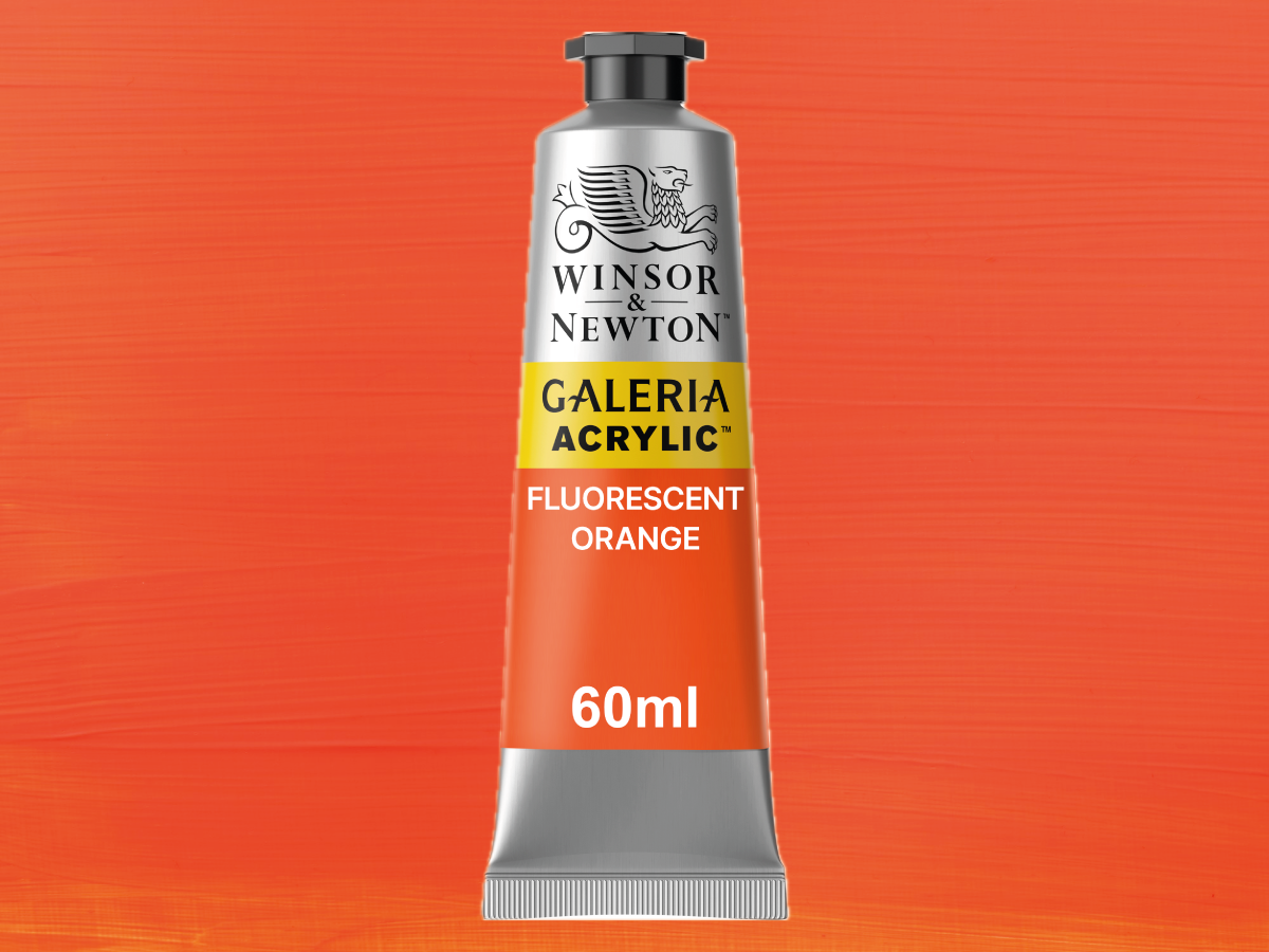 Winsor & Newton Galeria Acrylic 60ml S2 454 Fluor Orange