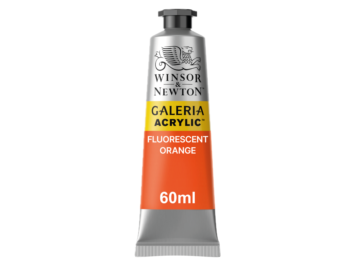 Winsor & Newton Galeria Acrylic 60ml Serie 2 454 Fluor Orange