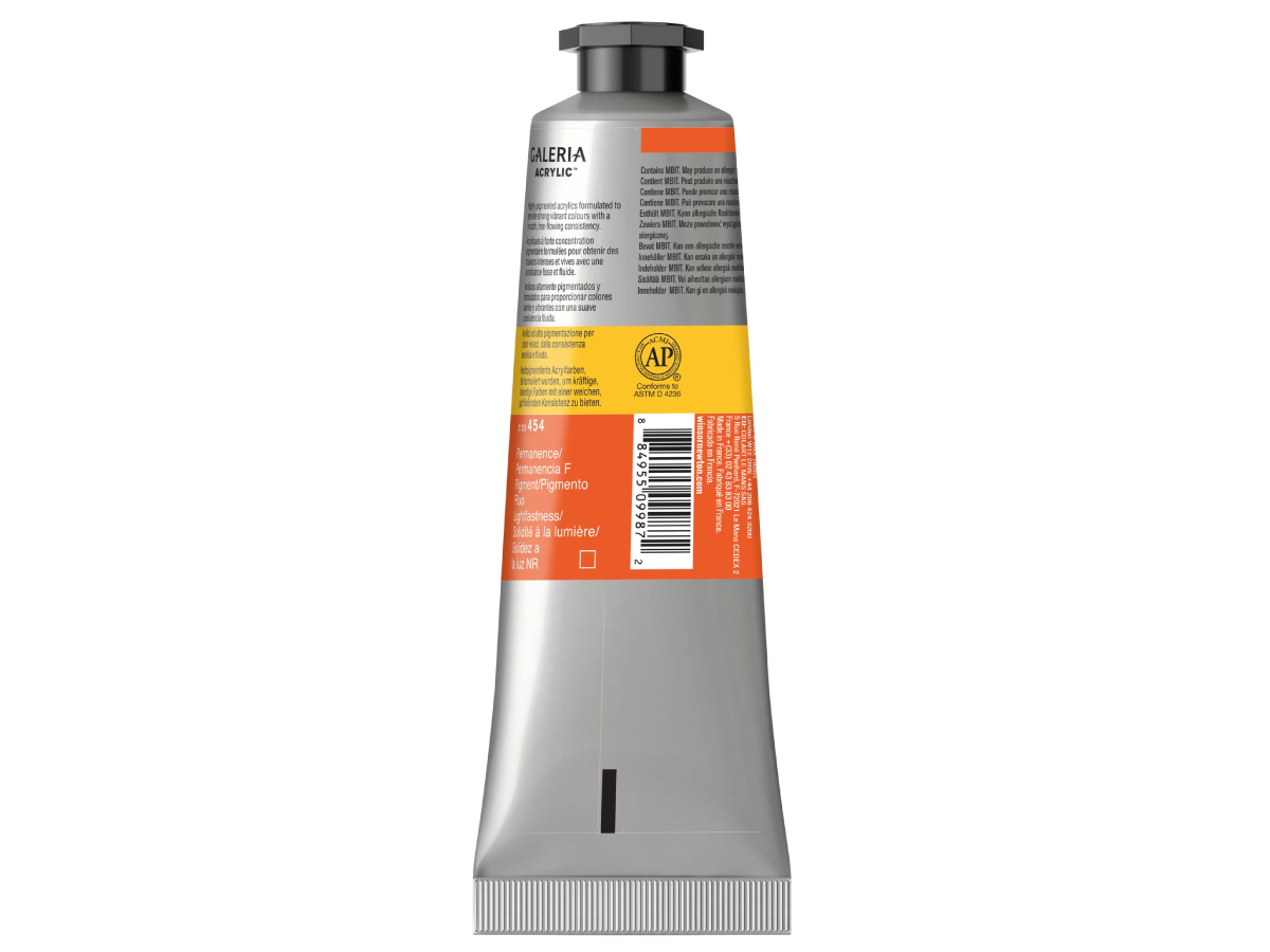Winsor & Newton Galeria Acrylic 60ml Serie 2 454 Fluor Orange