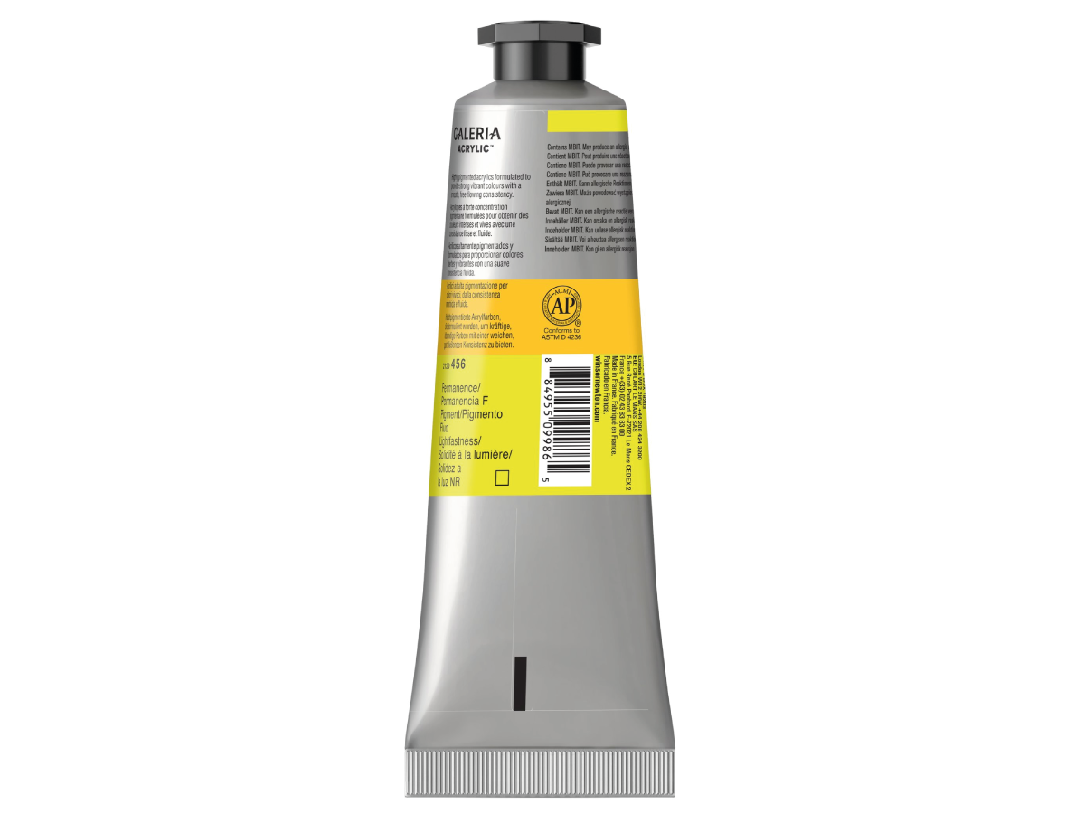 Winsor & Newton Galeria Acrylic 60ml Serie 2 456 Fluor Yellow
