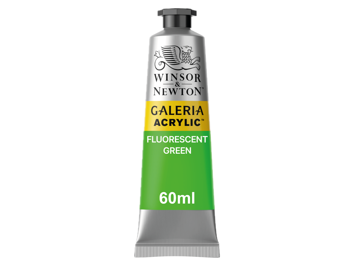 Winsor & Newton Galeria Acrylic 60ml Serie 2 458 Fluor Green