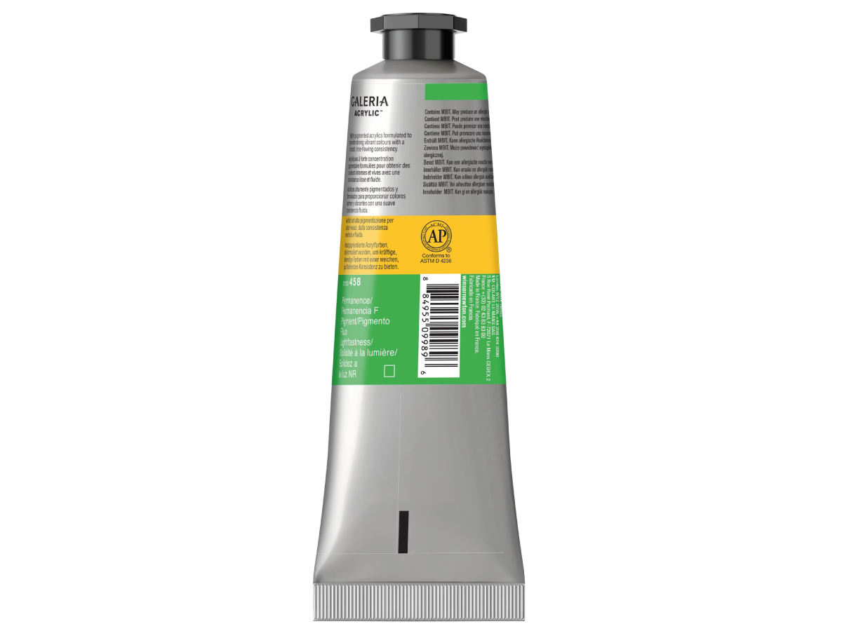 Winsor & Newton Galeria Acrylic 60ml Serie 2 458 Fluor Green