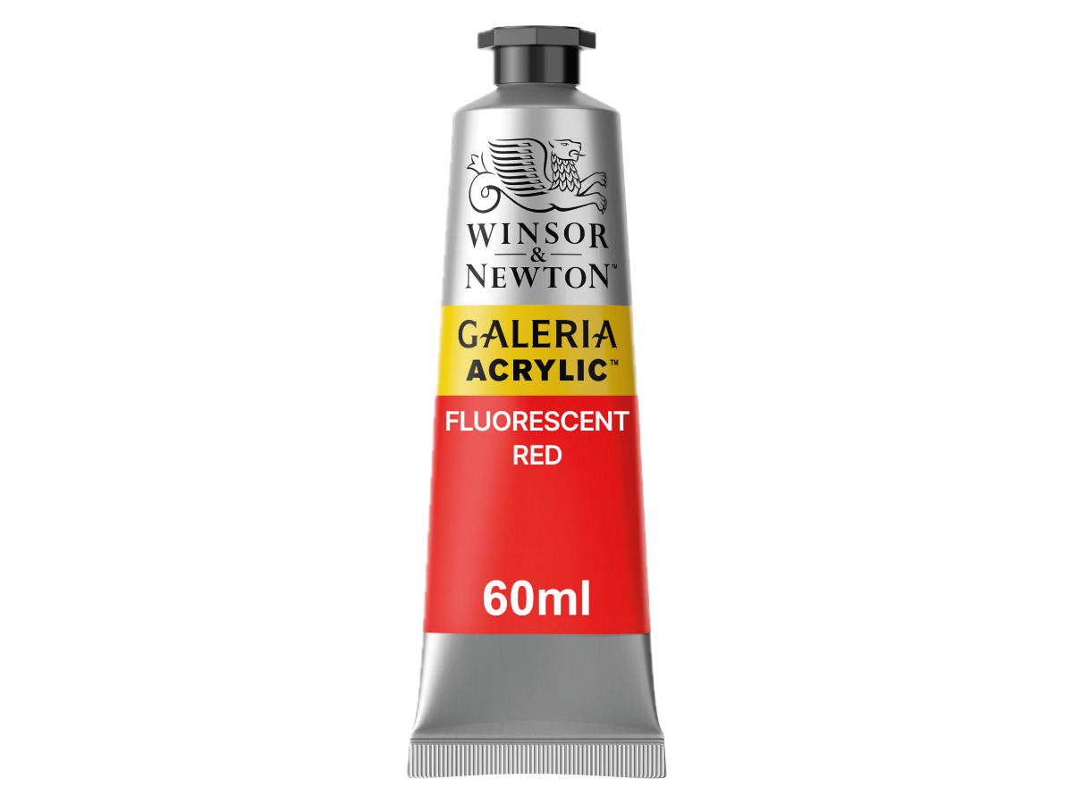 Winsor & Newton Galeria Acrylic 60ml S2 462 Fluor Red