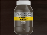 Winsor & Newton Galeria Acrylic 1000ml Burnt Umber