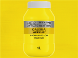 Winsor & Newton Galeria Acrylic 1000ml Cadmium Yellow Paleh