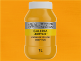 Winsor & Newton Galeria Acrylic 1000ml Cadmium Yellow Deeph