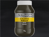 Winsor & Newton Galeria Acrylic 1000ml Ivory Black