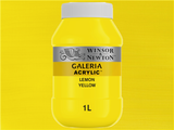 Winsor & Newton Galeria Acrylic 1000ml Lemon Yellow