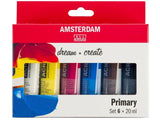 Talens Amsterdam Acrylverf Set 6x20ml Primair