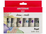 Talens Amsterdam Acrylverf Set 6x20ml Parelmoer