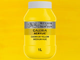 Winsor & Newton Galeria Acrylic 1000ml Cadmium Yellow Med.h