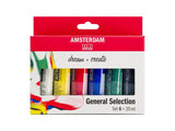 Talens Amsterdam Acrylverf Set 6x20ml Algemene Selectie