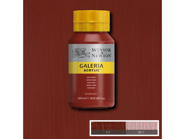 WINSOR & NEWTON GALERIA ACRYLIC 500ML 564 RED OCHRE 1